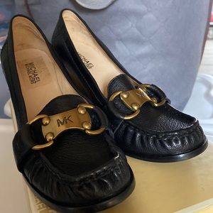 Michael Kors- black Anchorage wedge